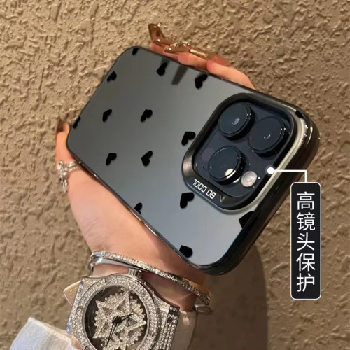 簡約愛心適用蘋果iPhone17promax手機殼16plus新款15/14/13矽膠12