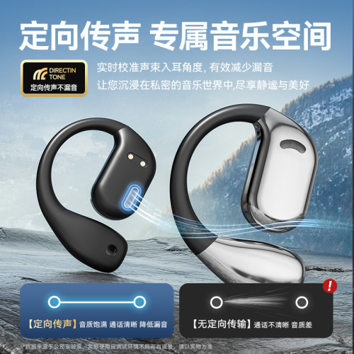 爆款不入耳全景音質定向傳音久戴不痛藍牙掛耳式藍牙運動耳機