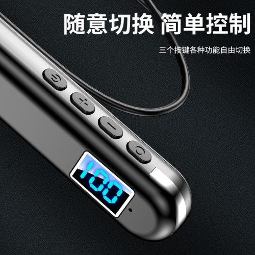 超長續航大電量藍牙耳機無線頸掛脖式運動防水新款跑步專用高音質