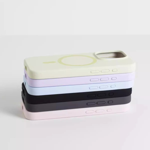 液態矽膠適用蘋果17磁吸手機殼iPhone16pro純色全包防摔大孔護套 液態矽膠適用蘋果17磁吸手機殼iPhone16pro純色全包防摔大孔護套