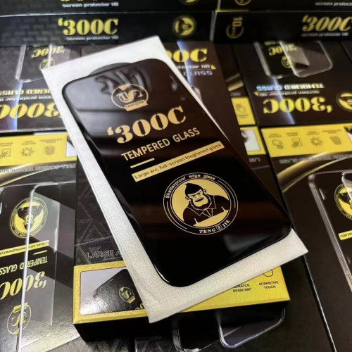 蘋果16promax鋼化膜300C超大圓弧13全屏膜14防窺15plus手機膜適用