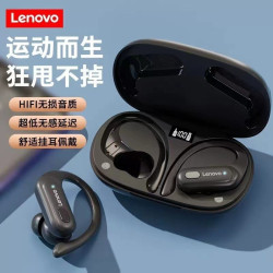 Thinkplus XT80真無線藍牙數顯TWS耳機掛耳式運動入耳低延遲耳塞