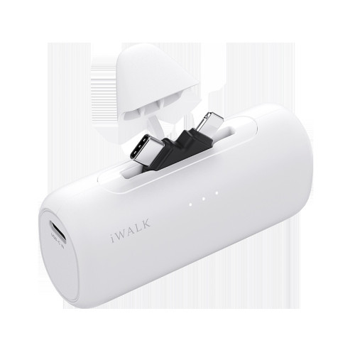 iWALK愛沃可雙頭切換膠囊充電寶快充小巧可攜式雙接頭LPS002