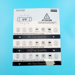 8寸切膜機專用膜UV光固膜高清軟膜0.15UV電鍍膜防爆防刮高清高透