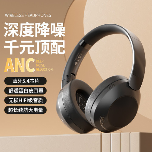 新款V770ANC 主動降噪藍牙耳機頭戴式可折曡電競手機藍牙耳機