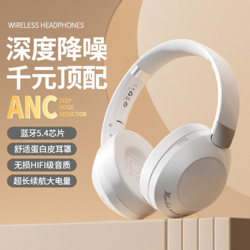 新款V770ANC 主動降噪藍牙耳機頭戴式可折曡電競手機藍牙耳機