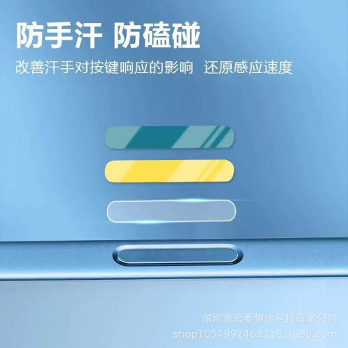 適用蘋果16霛動相機按鍵保護貼16ProMax側按鍵鋼化膜觸控霛敏玻璃