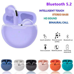 J6 pro4 pro6無線藍牙耳機 5.0立體聲tws雙耳運動5代運動耳機