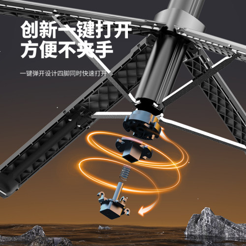 2024新款手機自拍桿 一鍵打開四腳架兼容GoPro相機藍牙手機支架