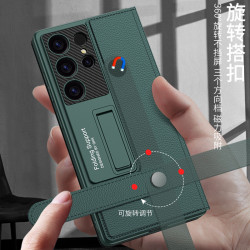 三星S25Ultra翻蓋皮套手機殼支架純色錢包適用s25u防摔保護套
