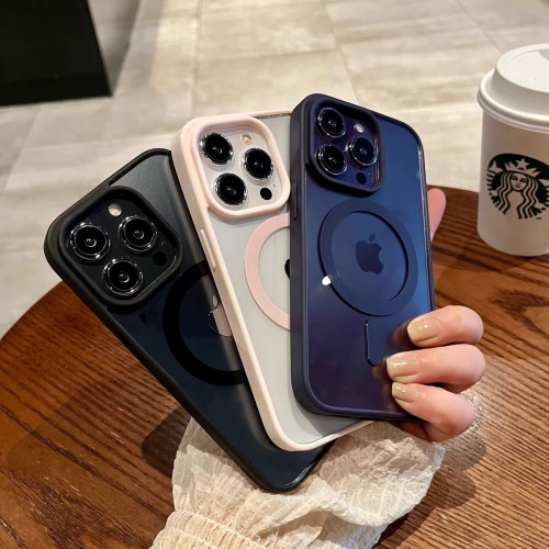 馬卡龍矽膠適用iPhone17ProMAX手機殼亞克力磁吸蘋果16透明保護套