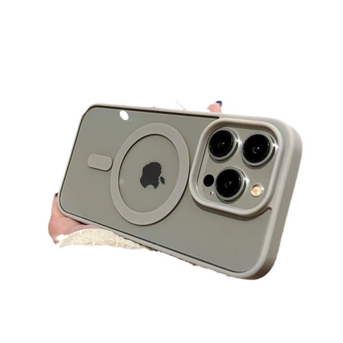 馬卡龍矽膠適用iPhone17ProMAX手機殼亞克力磁吸蘋果16透明保護套