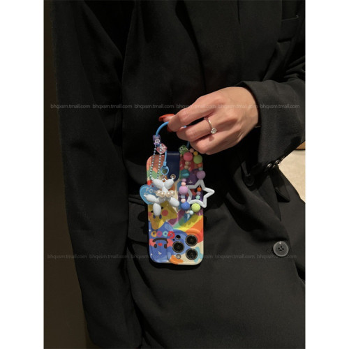 多彩夜空Good星星小狗掛飾適用蘋果15手機殼iPhone16promax斜背鏈 多彩夜空Good星星小狗掛飾適用蘋果15手機殼iPhone16promax斜背鏈