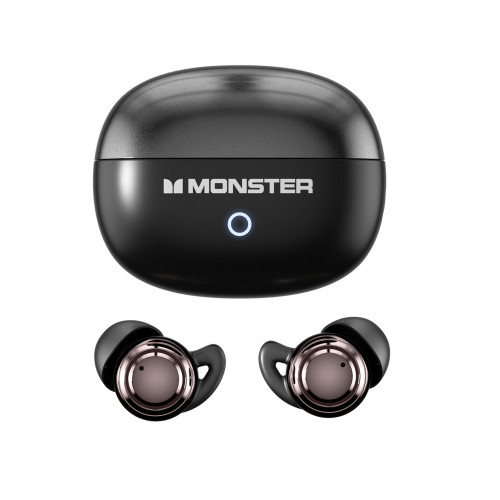 MONSTE磨聲A08迷你豆式隱形藍牙耳機ANC降噪側睡不壓耳藍牙6.0TWS MONSTE磨聲A08迷你豆式隱形藍牙耳機ANC降噪側睡不壓耳藍牙6.0TWS