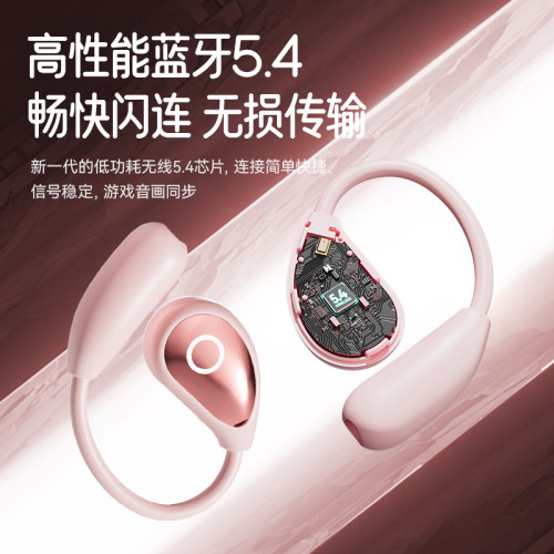 M95新款創意電鍍OWS藍牙耳機不入耳耳掛式運動超長續航無線耳機