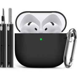 適用於2025年蘋果Airpods pro3保護套矽膠連體純色藍牙耳機保護套