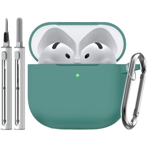 適用於2025年蘋果Airpods pro3保護套矽膠連體純色藍牙耳機保護套