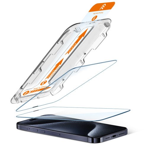 適用iPhone17/16/15/14/13蘋果無塵倉鋼化膜除塵秒貼膜高清簡易盒