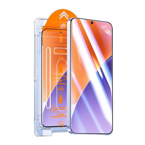 無塵倉秒貼適用小米15鋼化膜xiaomi14防爆無白邊13保護膜11青春版