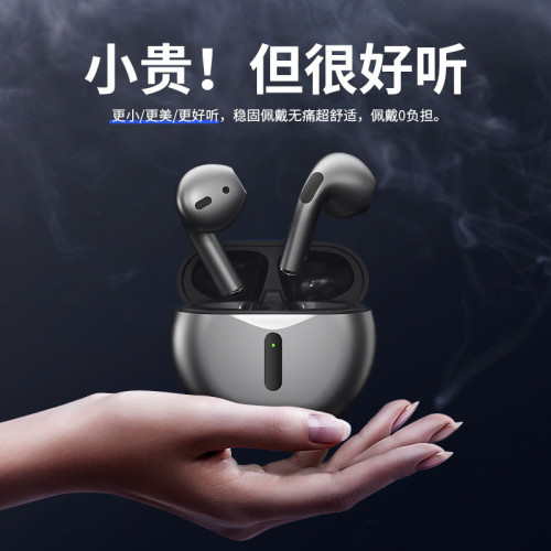 J6Pro新款無線tws藍牙耳機高級半耳式降噪耳機超長續航用所有機型