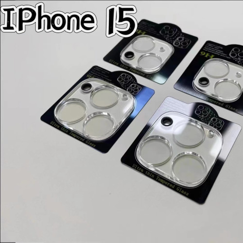 適用iphone 15鋼化玻璃圈鏡頭膜 iPhone16promax全包鏡頭鋼化膜
