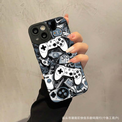創意遊戯手柄適用蘋果16Pro手機殼iPhone15/14plus創意11趣味1213