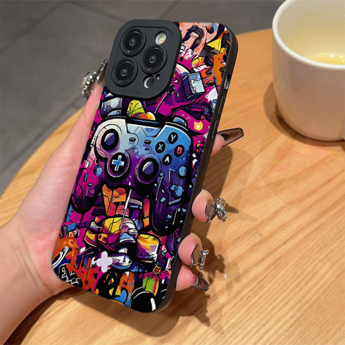 創意遊戯手柄適用蘋果16Pro手機殼iPhone15/14plus創意11趣味1213
