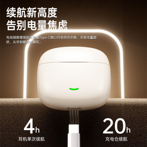 2025新款長續航大電量無線藍牙耳機久戴不痛二合一降噪typec耳機