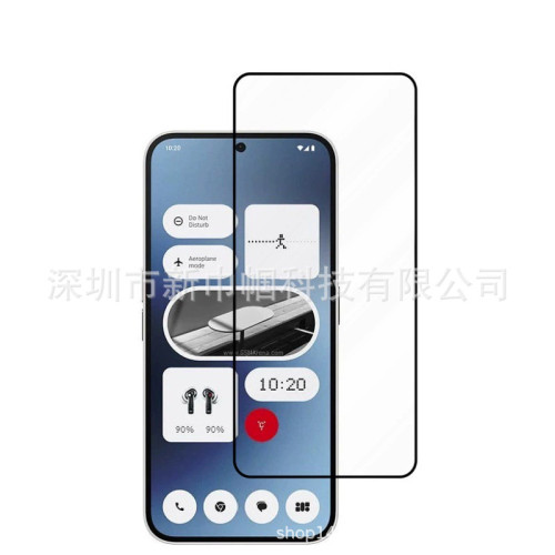 適用NothingPhone 3aPro高清電鍍透明鋼化膜絲印防窺透明鏡頭膜