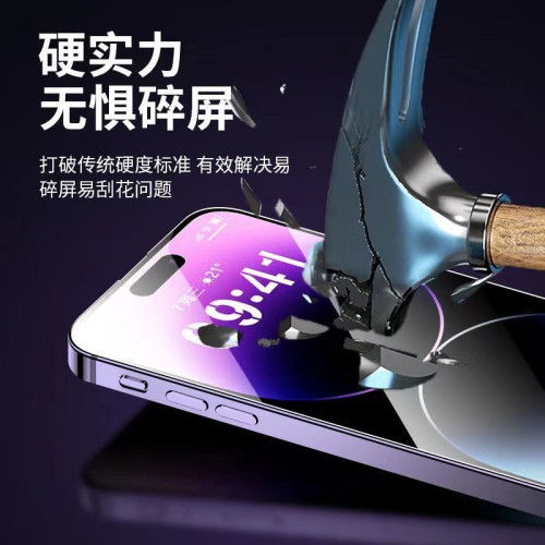 16適用蘋果15鋼化膜iphone13防窺膜14磨砂膜12手機膜蘋果11鋼化膜