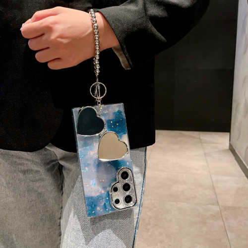 日韓暈染閃粉適用三星s25/s24手機殼鏡頭支架s23u手鏈殼s25u防摔 日韓暈染閃粉適用三星s25/s24手機殼鏡頭支架s23u手鏈殼s25u防摔