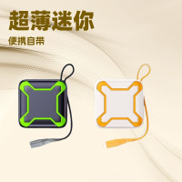 新款 迷你小巧自帶線超級快充行動電源10000安培大容量行動電源