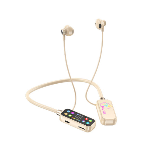 抖音K歌耳返柏林之音新款掛脖式藍牙耳機入耳式超長續航跑步運動