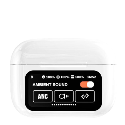 爆款a9pro入耳式彩色螢幕耳機高低配無線ANC降噪觸控屏耳機長續航
