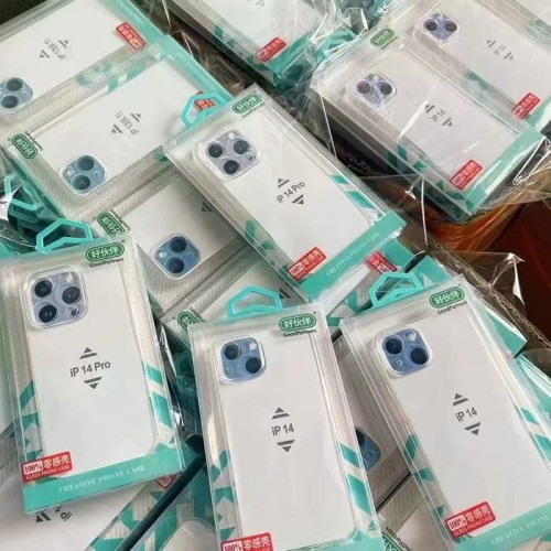 好夥伴零感殼適用蘋果16精孔透明手機殼iphone15防摔TPU直邊軟殼