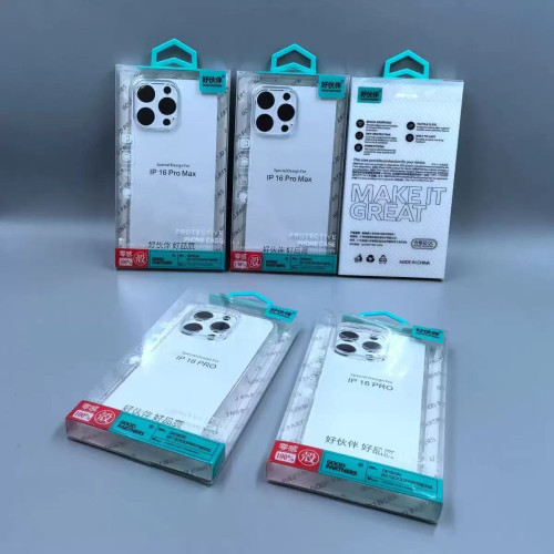 好夥伴零感殼適用蘋果16精孔透明手機殼iphone15防摔TPU直邊軟殼