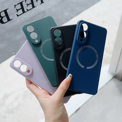 適用於三星S25Edge手機殼魔方液態矽膠磁吸手機殼全包手機殼