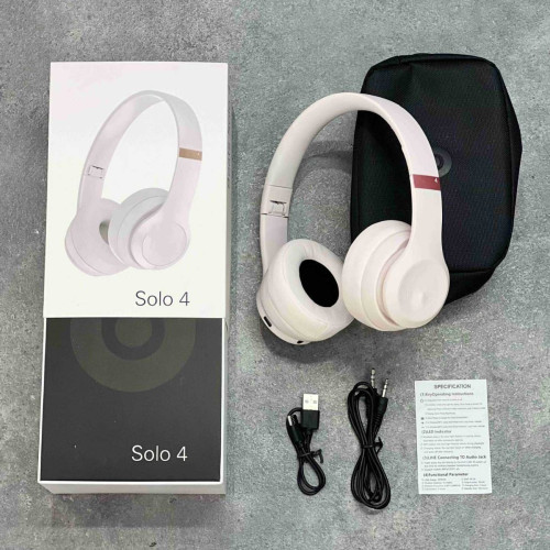 新款適用於solo4錄音師四代立體棉頭戴式無線彈窗藍牙耳機