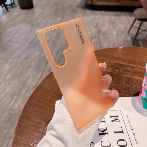 柔紗磁吸適用三星s25Ultra手機殼膚感磨砂s24fe半透簡約高級s23殼