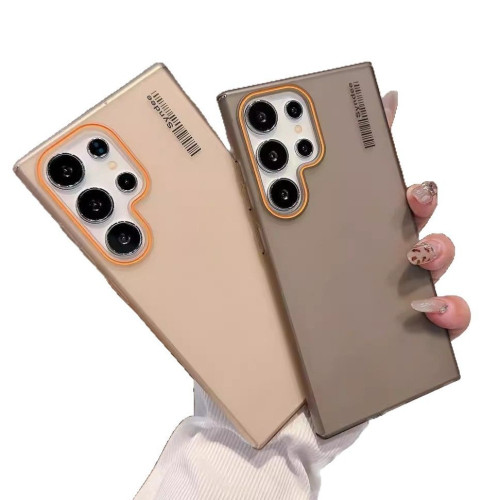 柔紗磁吸適用三星s25Ultra手機殼膚感磨砂s24fe半透簡約高級s23殼