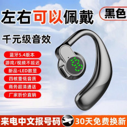 柏林之聲德國藍牙耳機2025新款骨傳導無線降噪掛耳式耳機運動跑步