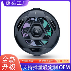 抖音2025新款TL22手機散熱器磁吸式磁吸背夾半導體溫度數顯可結冰