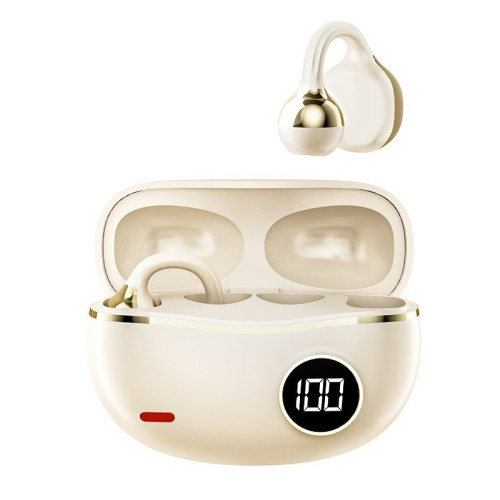 2025新款夾耳式無線藍牙耳機M91數顯舒適佩戴不入耳高音質耳機