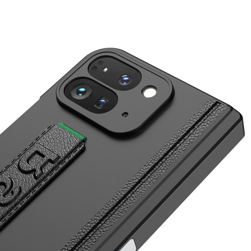 適用谷歌Pixel0Pro Fold 腕帶手機殼ins原創側包帶支架磁吸全包殼