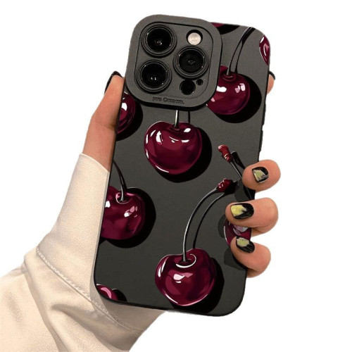 夏日櫻桃適用蘋果1615pro手機殼iphone17promax潮流14全包13