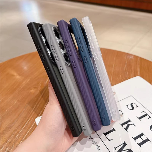 適用三星S25Ultra手機殼磁吸磨砂膚感透明GalaxyS24FE防摔保護套 適用三星S25Ultra手機殼磁吸磨砂膚感透明GalaxyS24FE防摔保護套