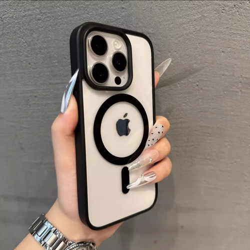 膚感磁吸適用iphone17proMax蘋果16手機殼透明14防摔無線充電保護