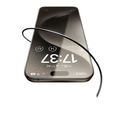 適用蘋果iPhone15ProMax鋼化膜無塵倉防塵網13防摔14高清16手機膜