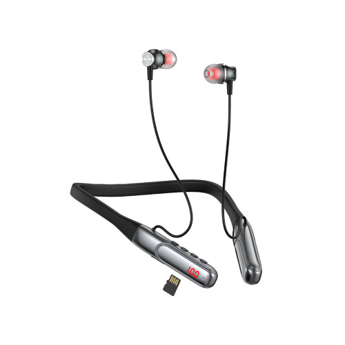 新款掛脖藍牙耳機超長續航高音質降噪運動頸掛式無線耳機