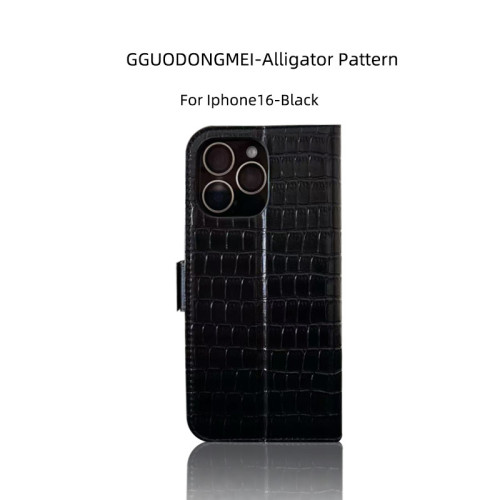 適用iPhone16promax真皮翻蓋可拆卸蘋果手機殼全包保護套高級皮質